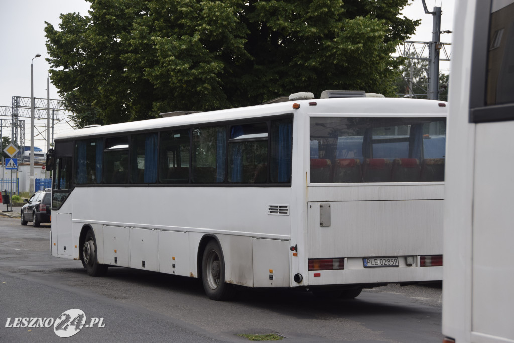 Pustki na leszczyńskim dworcu autobusowym