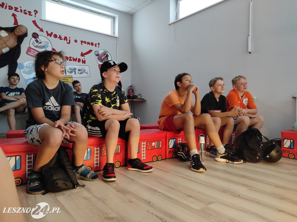 MDP Leszno-Gronowo z wizytą w komendzie