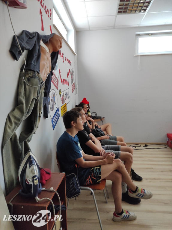 MDP Leszno-Gronowo z wizytą w komendzie