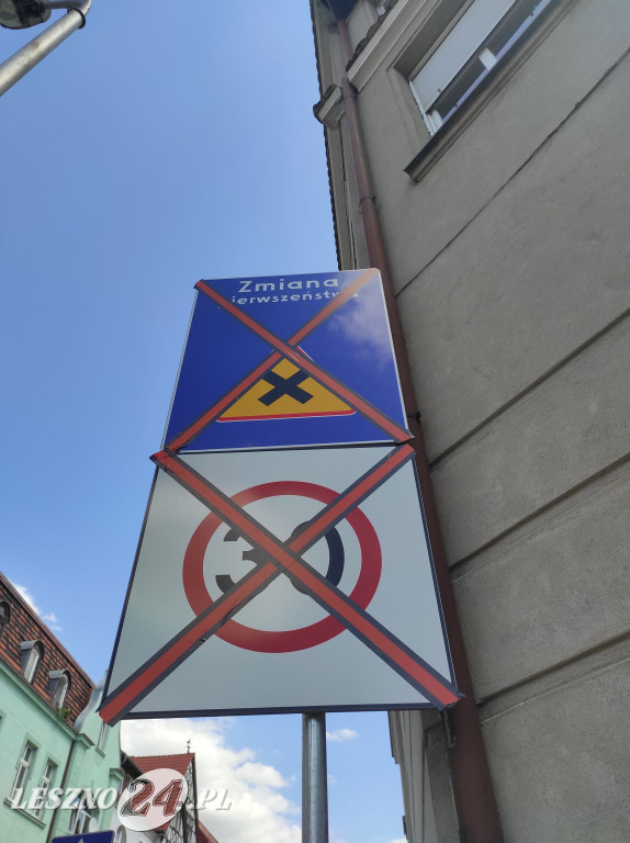 Zmiana organizacji ruchu w Lesznie