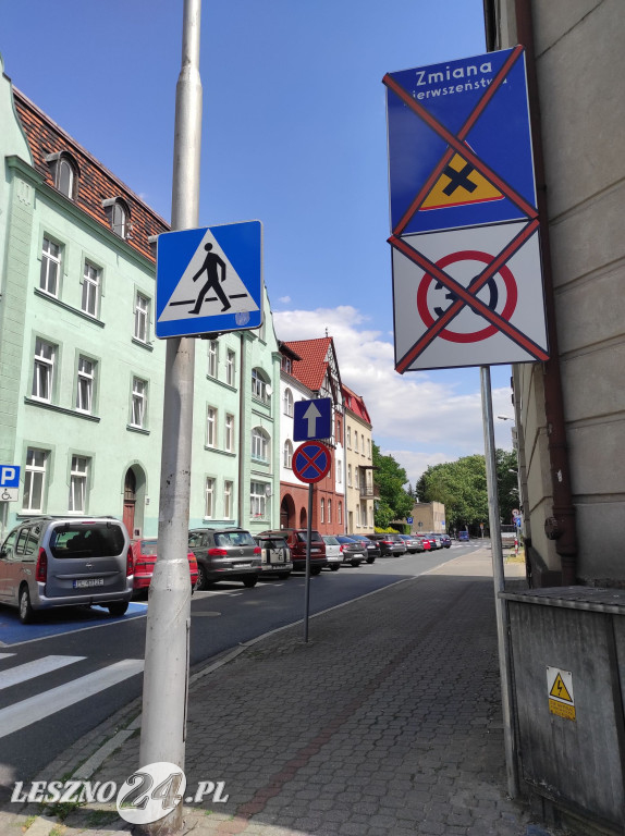 Zmiana organizacji ruchu w Lesznie