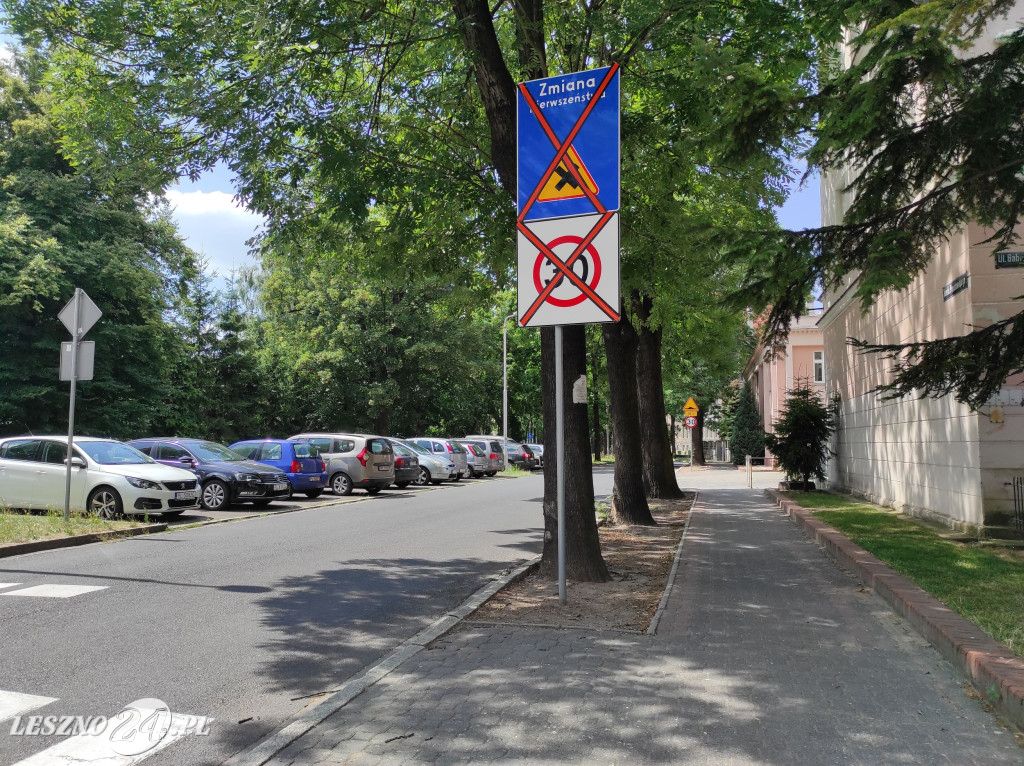 Zmiana organizacji ruchu w Lesznie