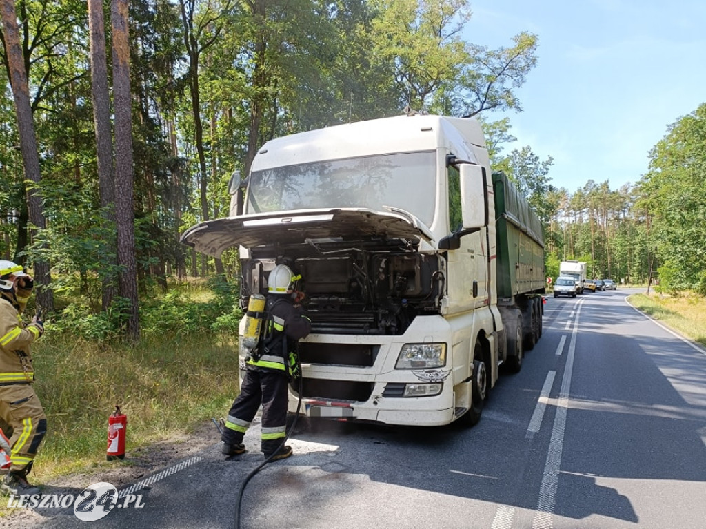 We Włoszakowicach paliła się ciężarówka