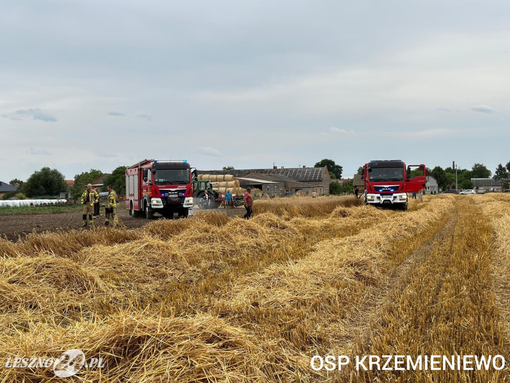 Kolejny pożar zboża na polu
