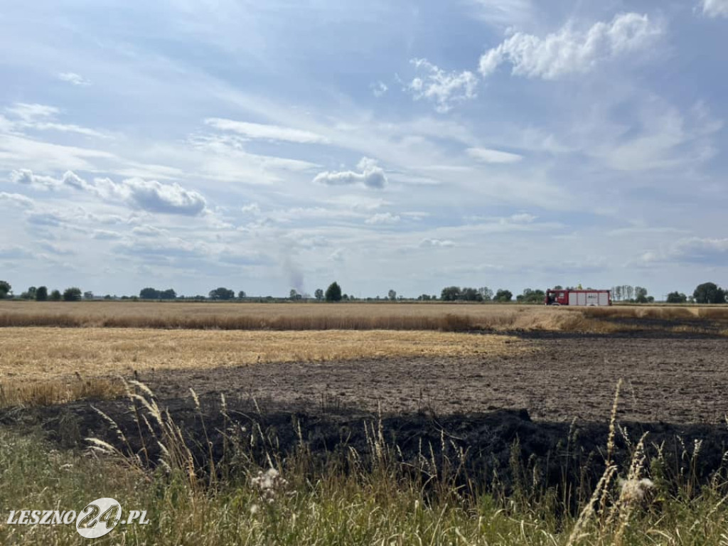 Kolejne pożary podczas żniw