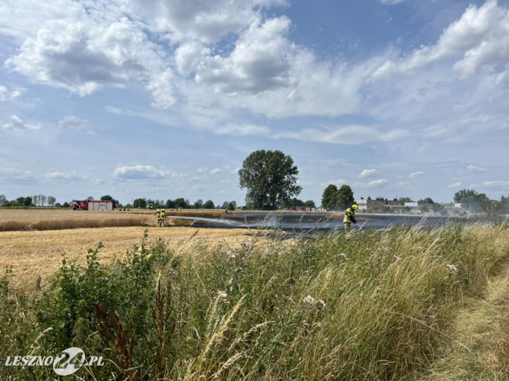 Kolejne pożary podczas żniw