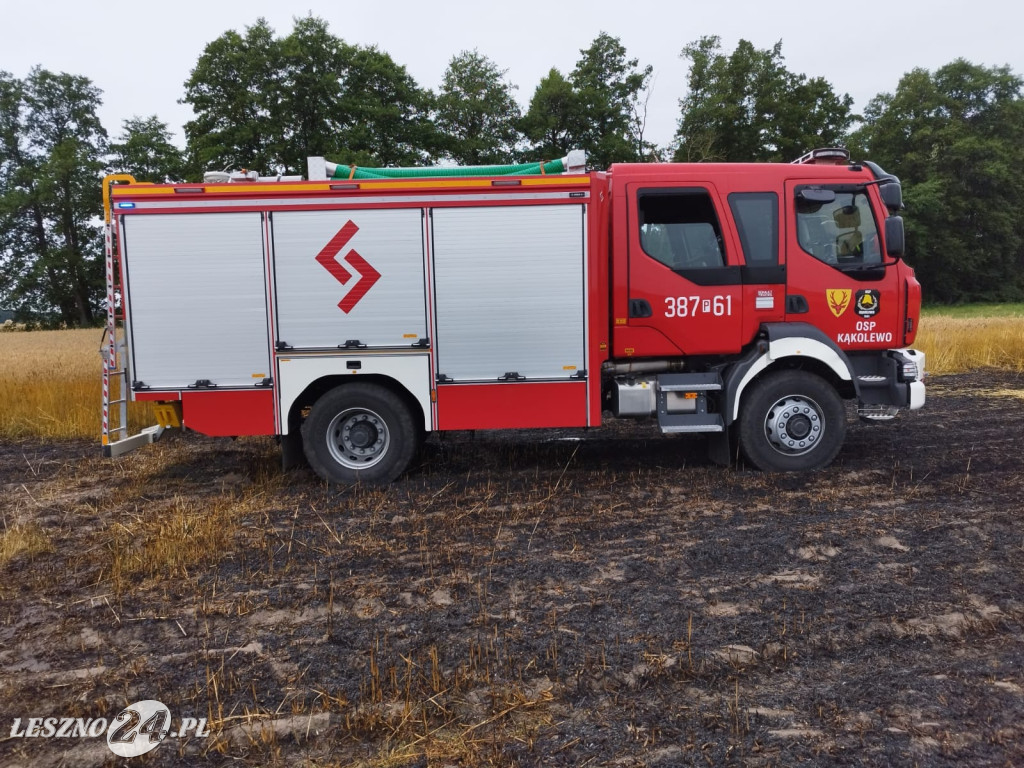 Kolejne pożary podczas żniw