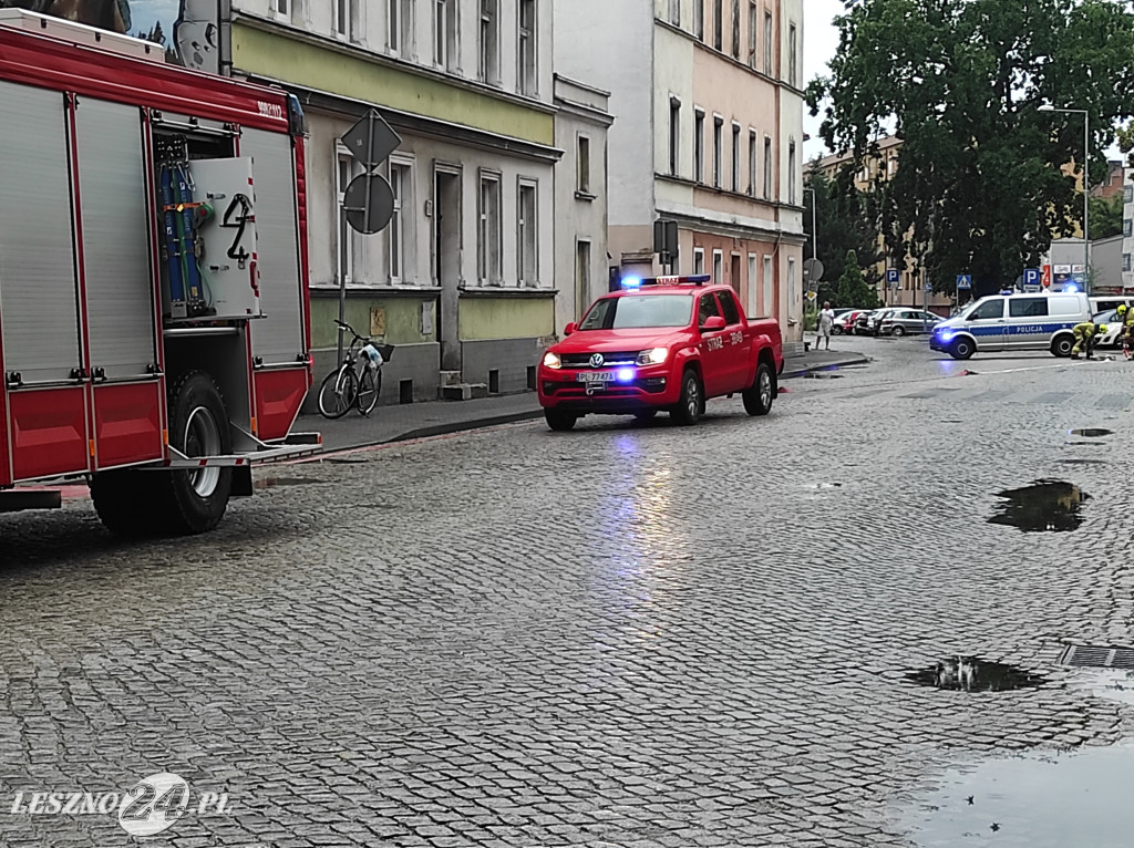 Pożar baru Pastrami Summer w Lesznie