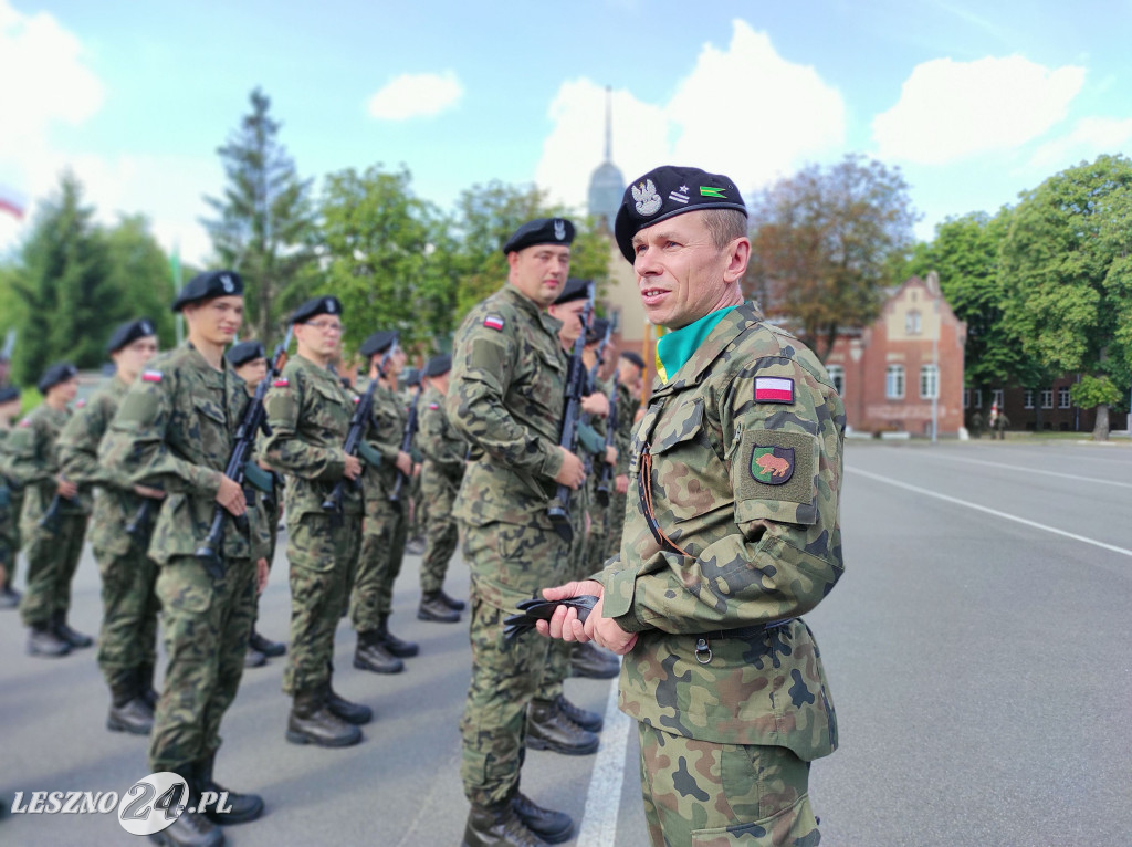 Przysięga wojskowa w Lesznie