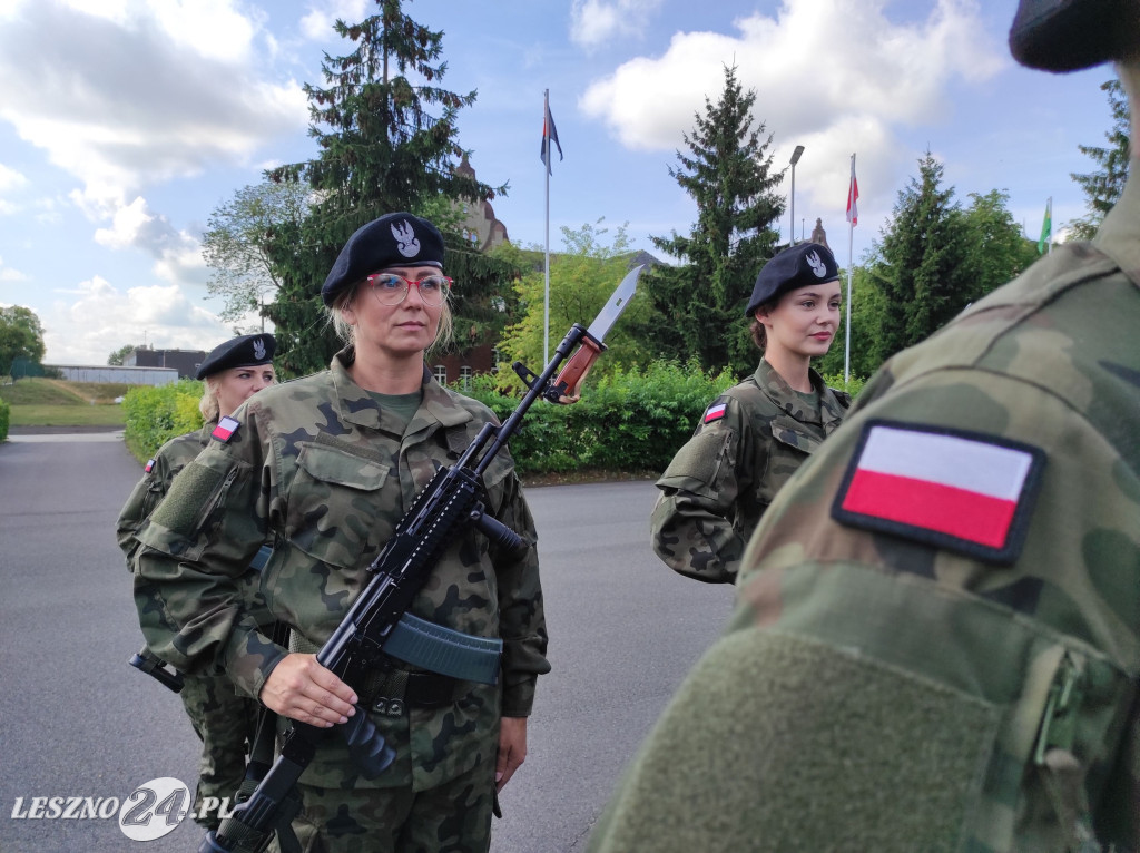 Przysięga wojskowa w Lesznie