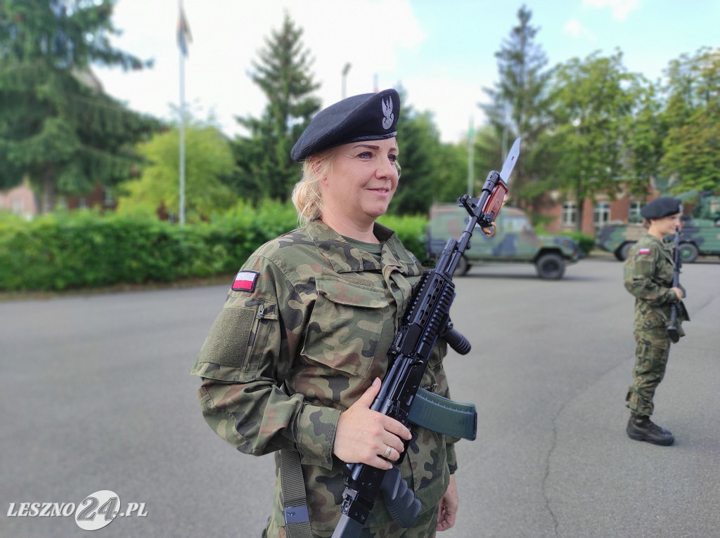 Przysięga wojskowa w Lesznie