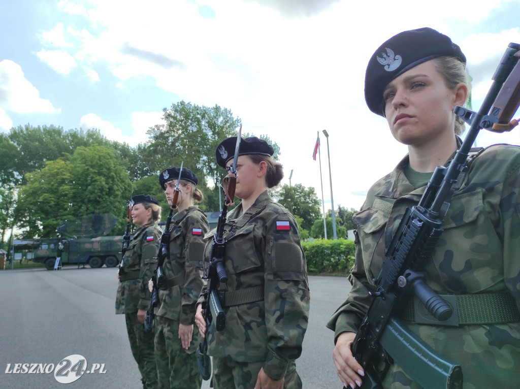 Przysięga wojskowa w Lesznie