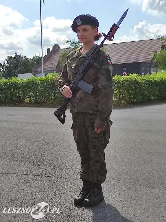 Przysięga wojskowa w Lesznie