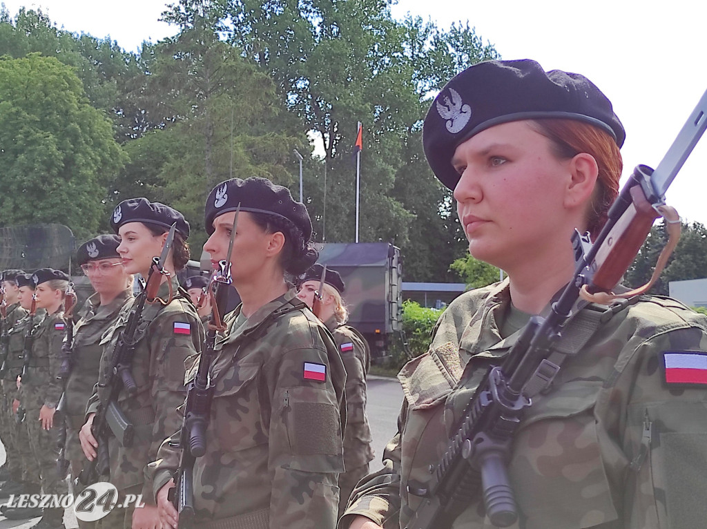 Przysięga wojskowa w Lesznie