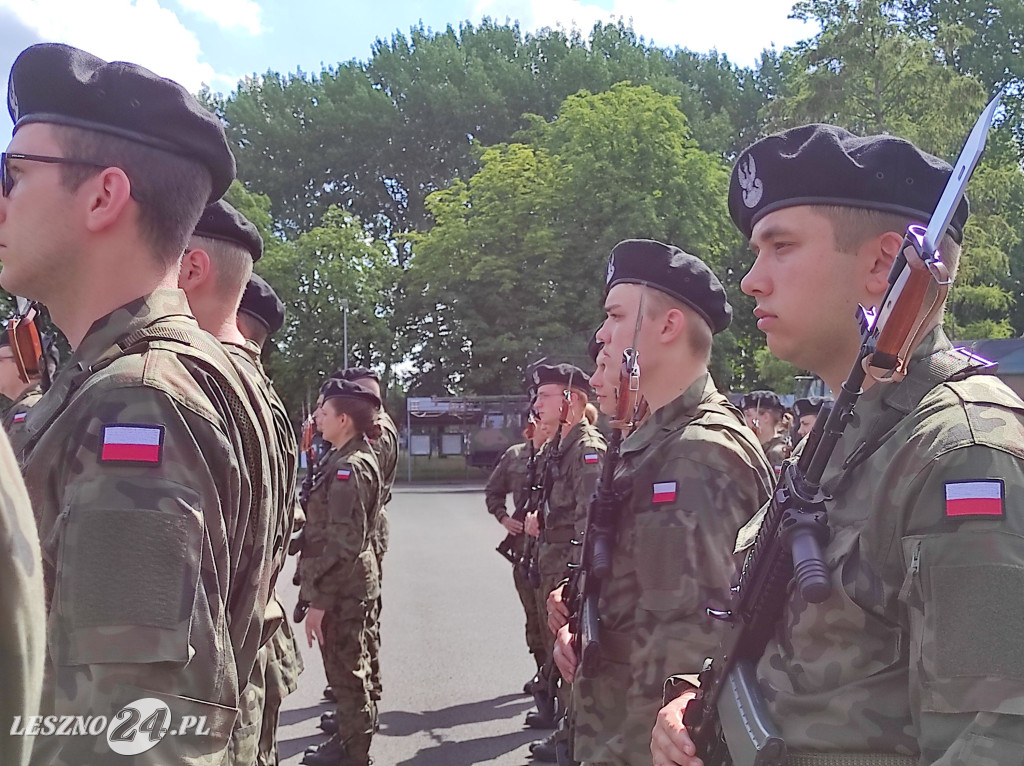 Przysięga wojskowa w Lesznie