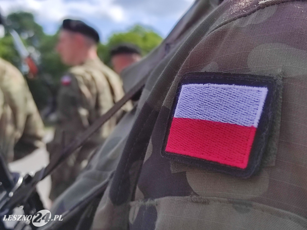 Przysięga wojskowa w Lesznie