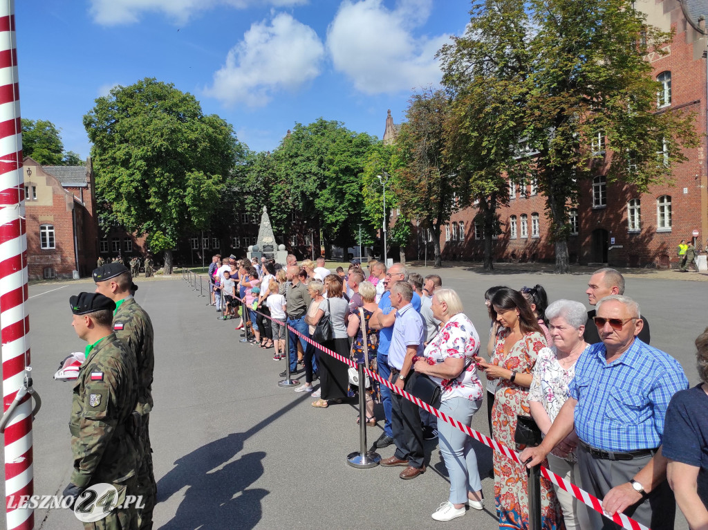 Przysięga wojskowa w Lesznie