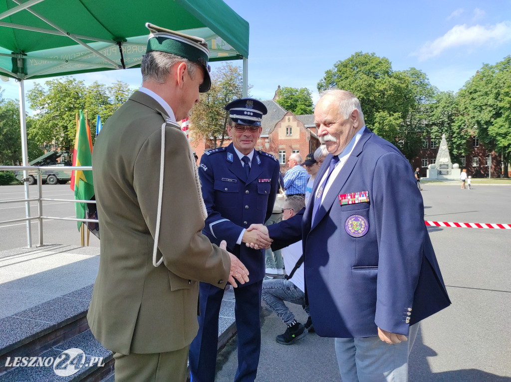 Przysięga wojskowa w Lesznie