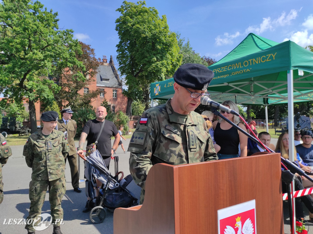 Przysięga wojskowa w Lesznie