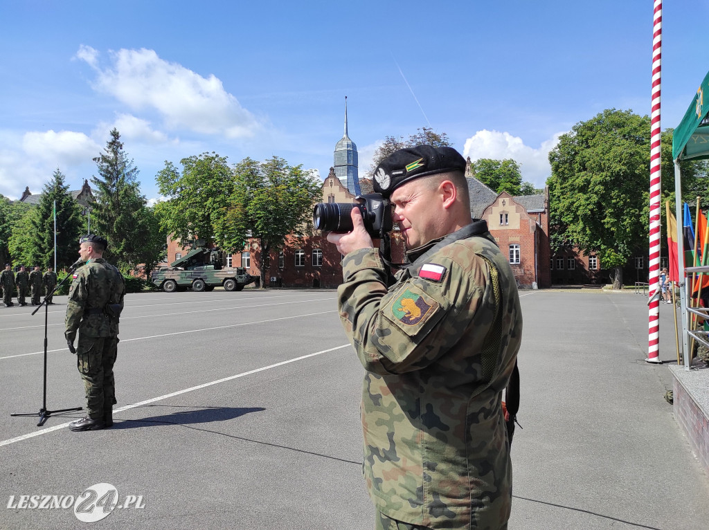 Przysięga wojskowa w Lesznie