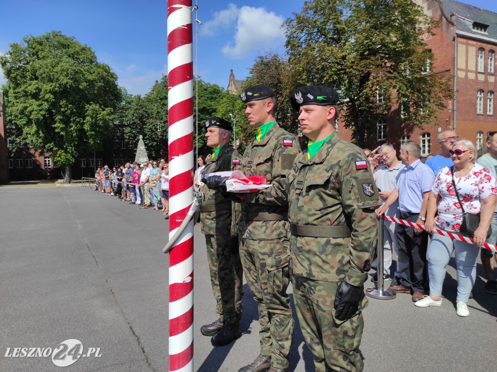 Przysięga wojskowa w Lesznie