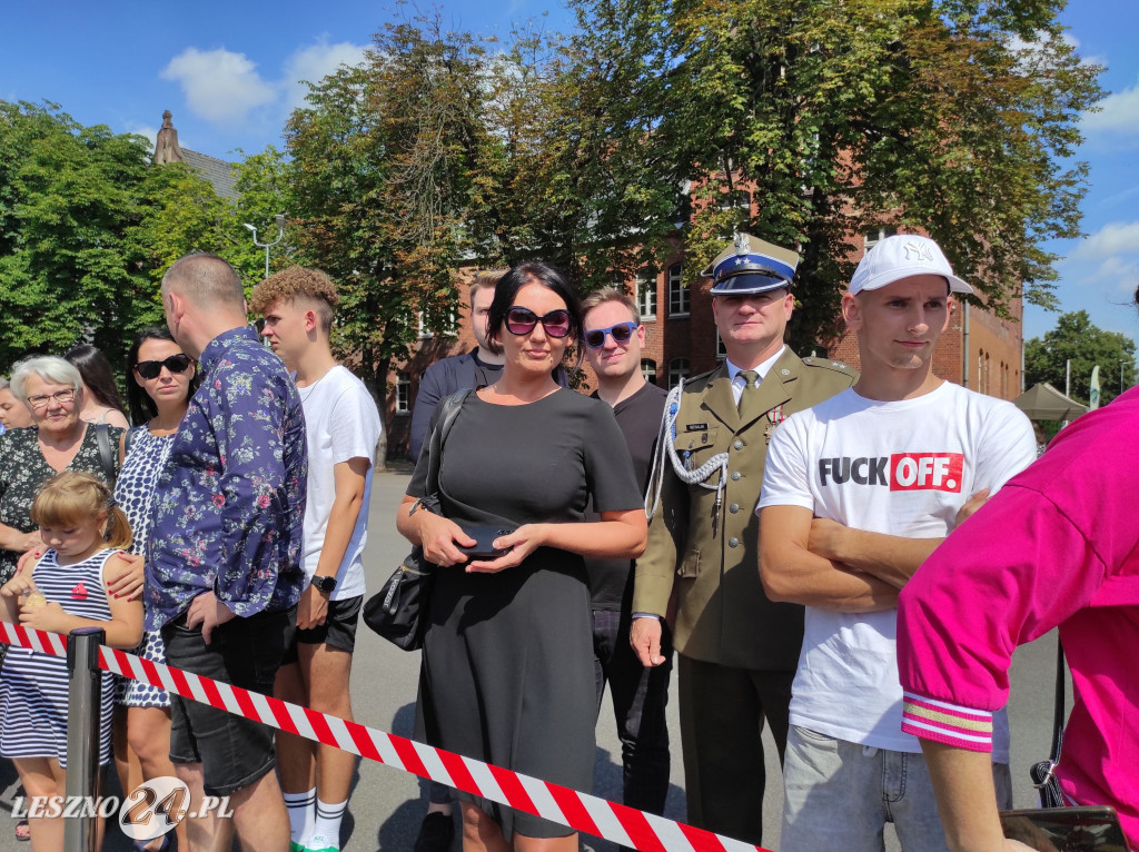 Przysięga wojskowa w Lesznie