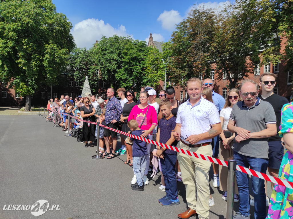 Przysięga wojskowa w Lesznie