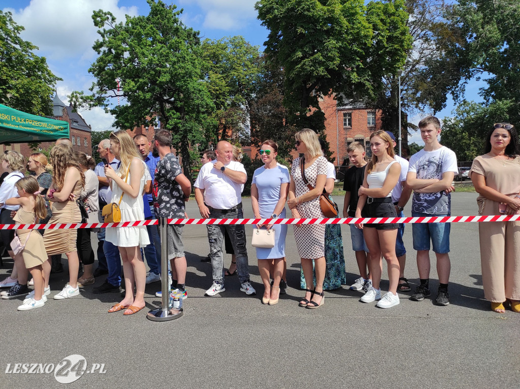 Przysięga wojskowa w Lesznie
