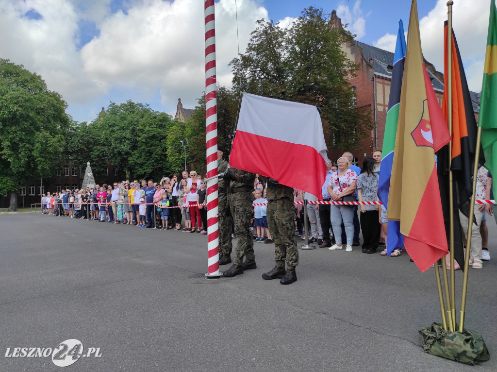 Przysięga wojskowa w Lesznie