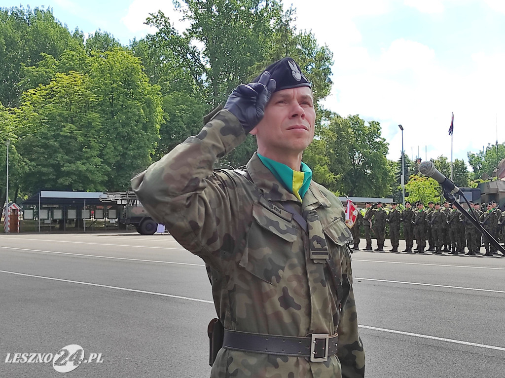 Przysięga wojskowa w Lesznie