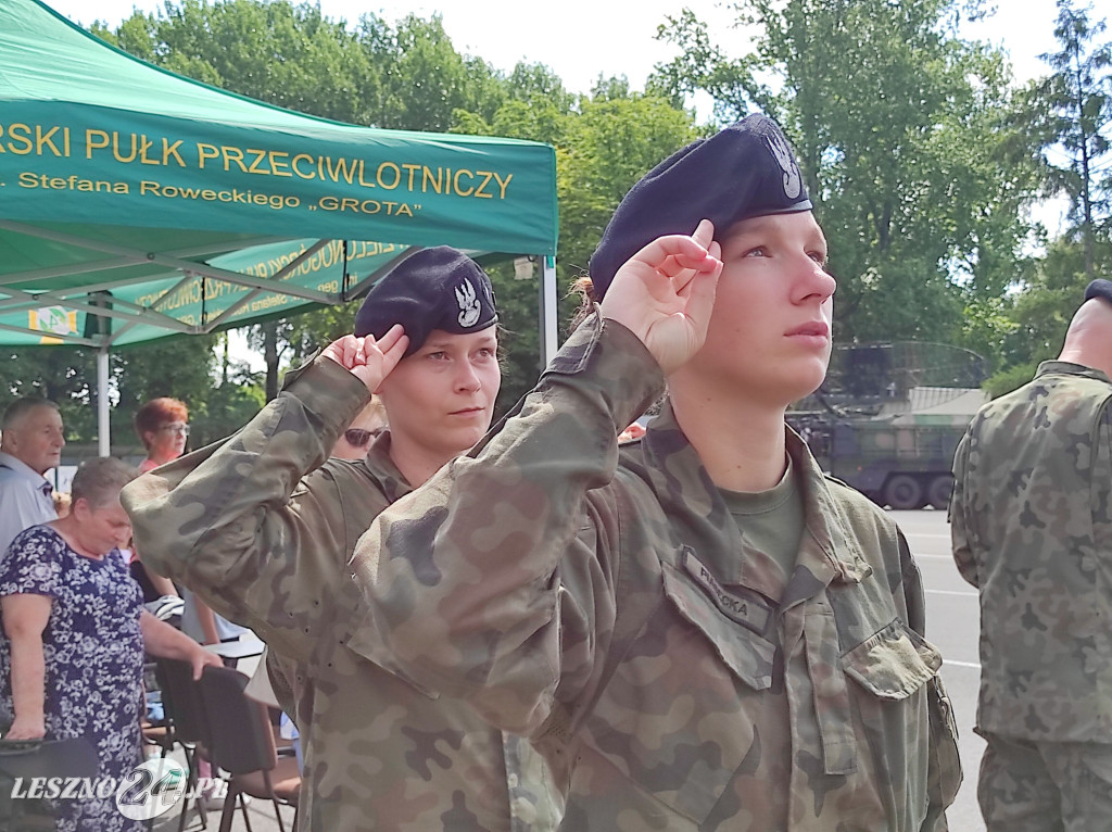 Przysięga wojskowa w Lesznie