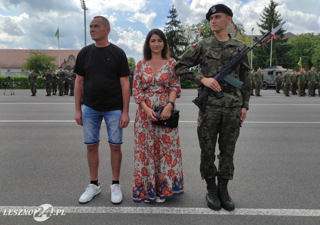Przysięga wojskowa w Lesznie