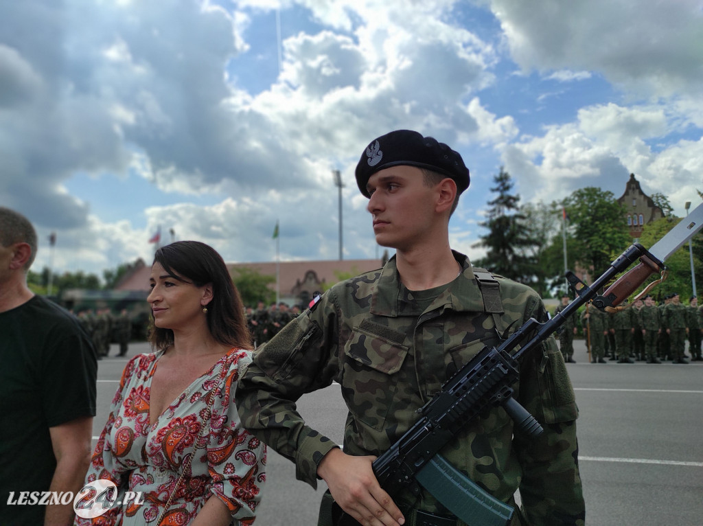 Przysięga wojskowa w Lesznie