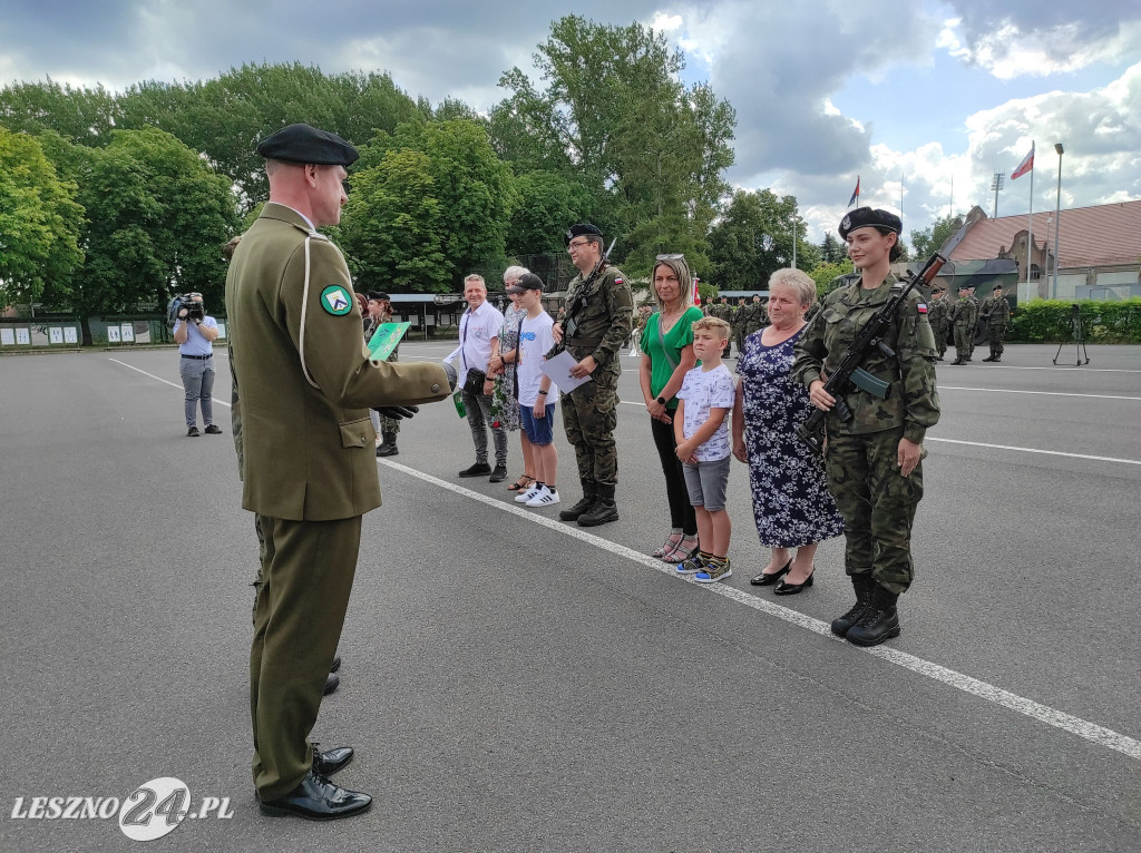 Przysięga wojskowa w Lesznie