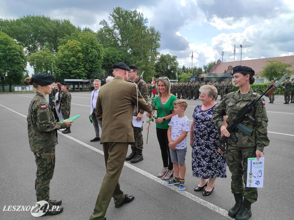 Przysięga wojskowa w Lesznie