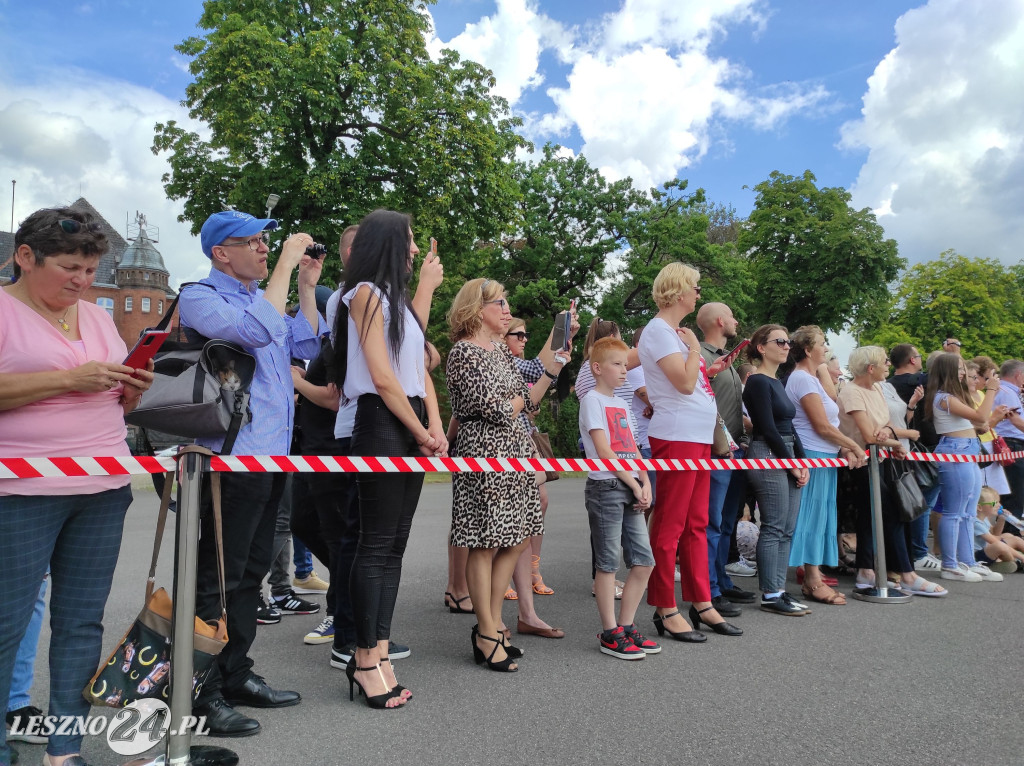 Przysięga wojskowa w Lesznie