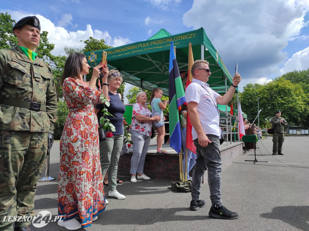 Przysięga wojskowa w Lesznie