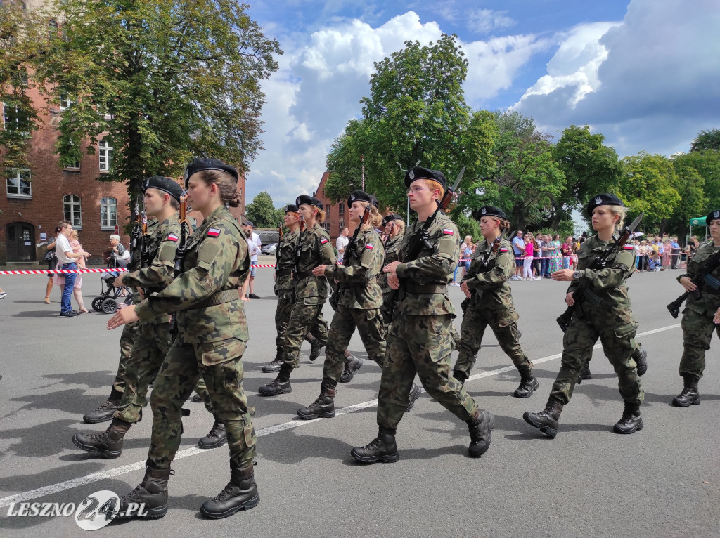 Przysięga wojskowa w Lesznie