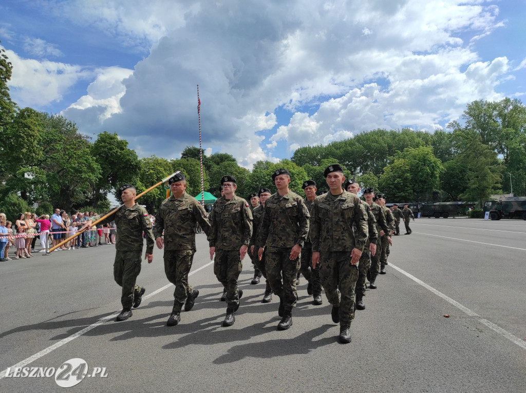Przysięga wojskowa w Lesznie