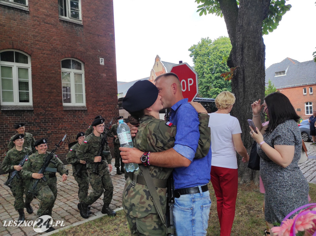 Przysięga wojskowa w Lesznie