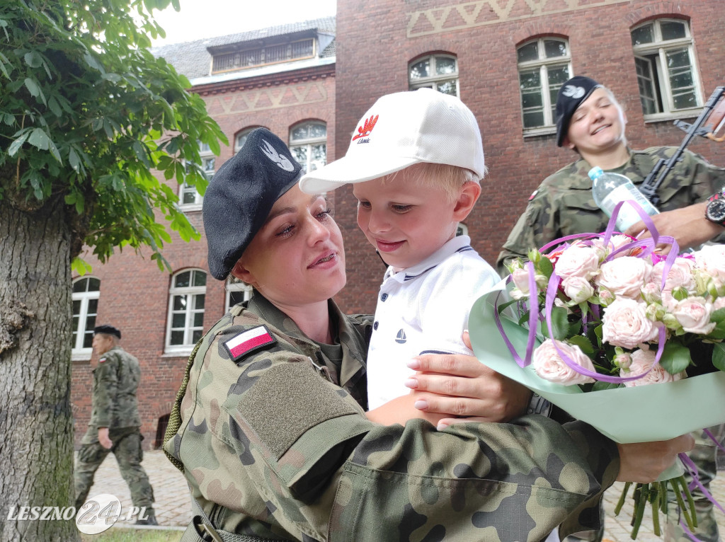 Przysięga wojskowa w Lesznie