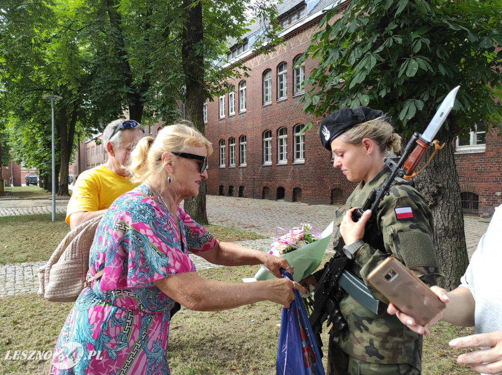 Przysięga wojskowa w Lesznie