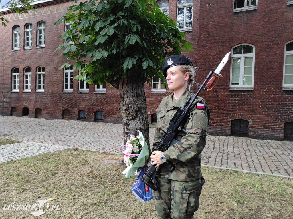 Przysięga wojskowa w Lesznie