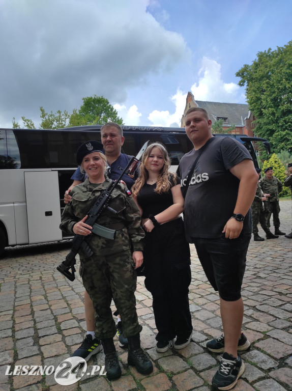 Przysięga wojskowa w Lesznie