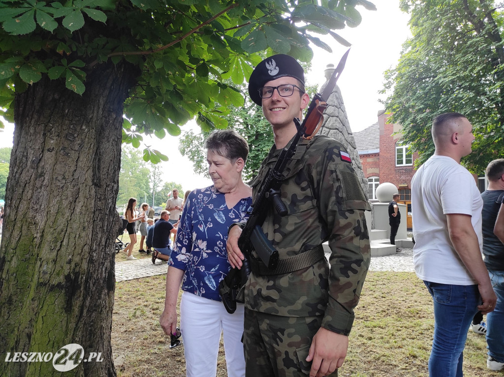 Przysięga wojskowa w Lesznie