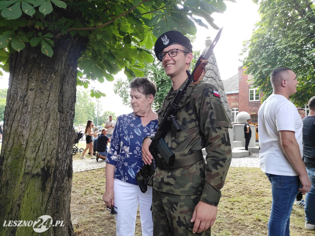 Przysięga wojskowa w Lesznie