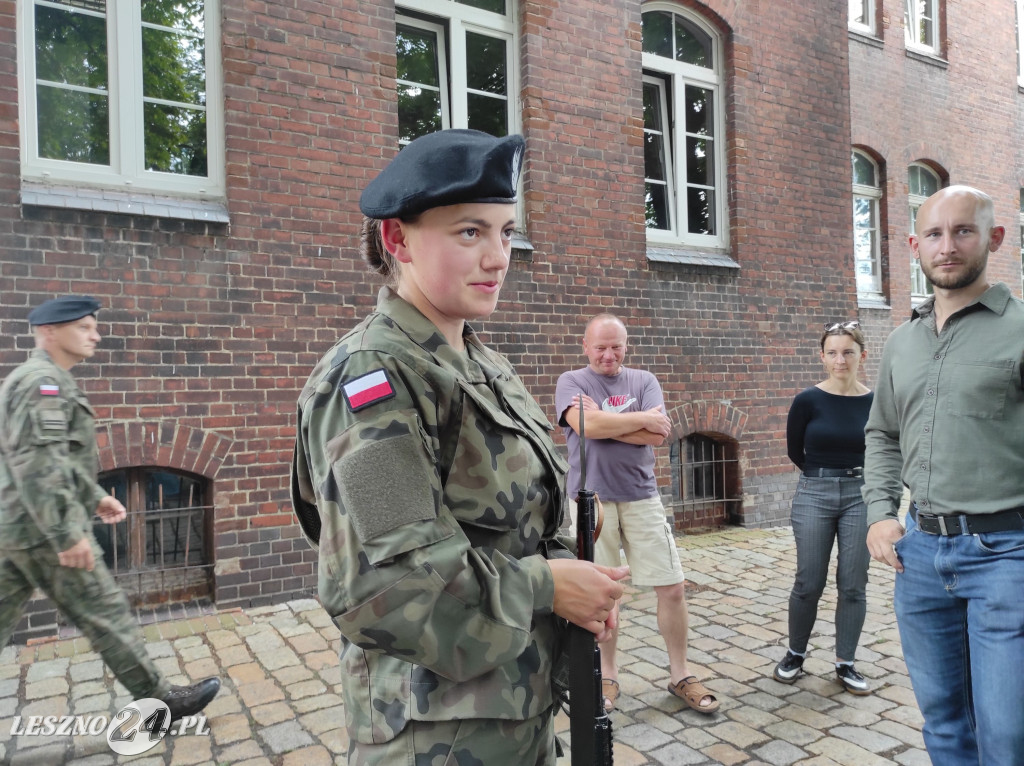 Przysięga wojskowa w Lesznie