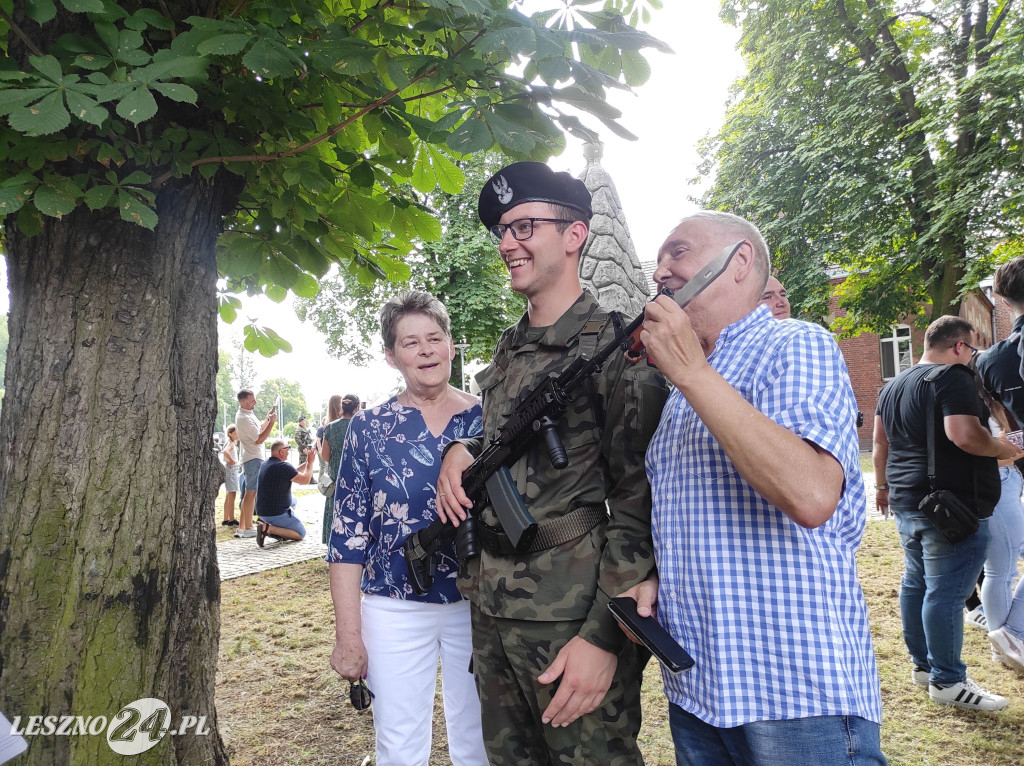Przysięga wojskowa w Lesznie