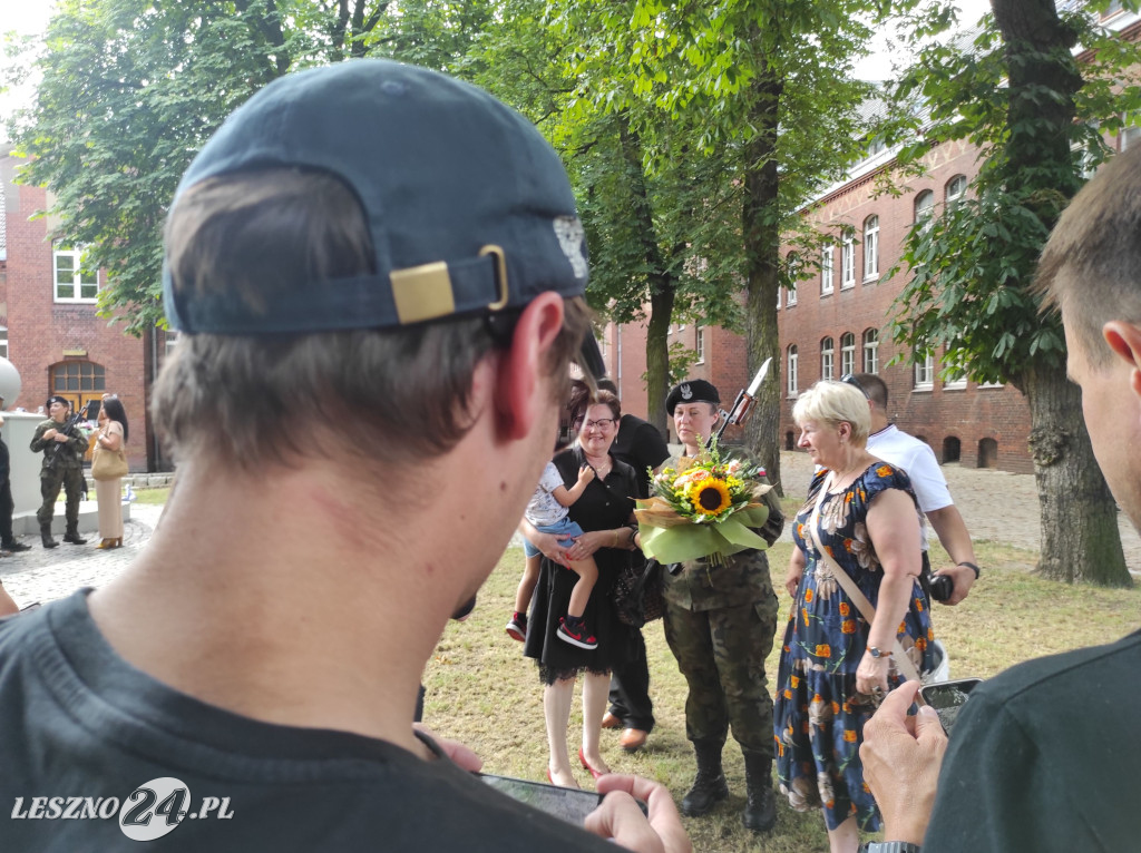 Przysięga wojskowa w Lesznie