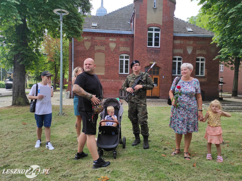 Przysięga wojskowa w Lesznie